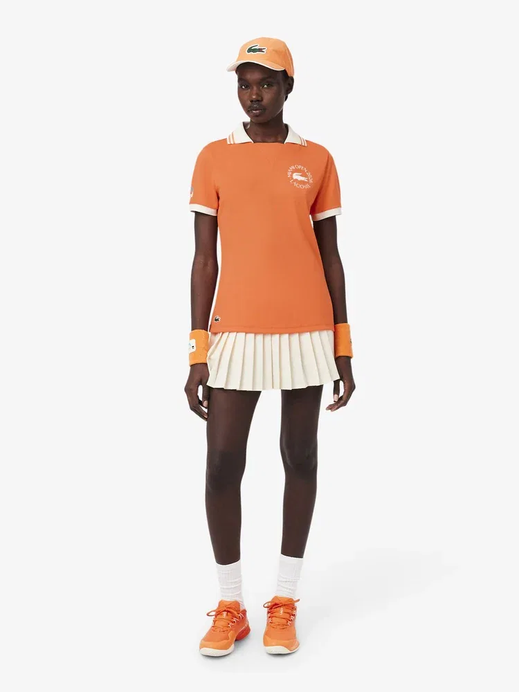Футболка поло LACOSTE Miami Open, Orange — фото 4