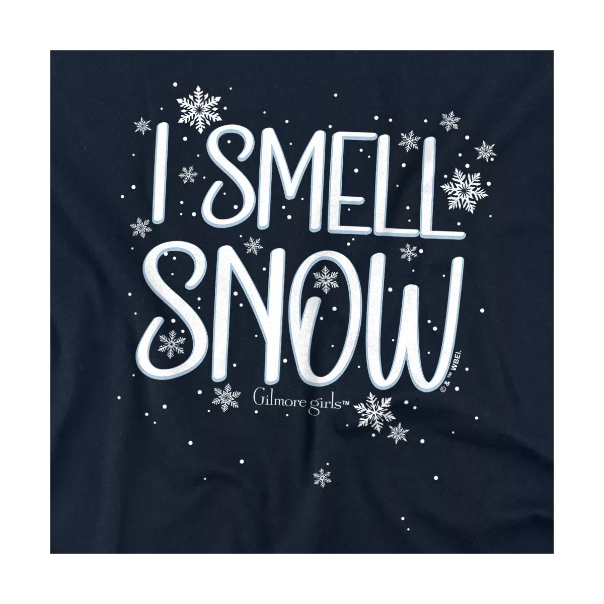 Детское боди с коротким рукавом I Smell Snow Gilmore Girls, Navy — фото 2