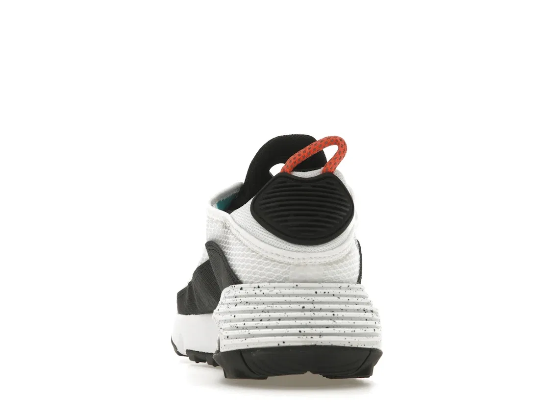Детские кроссовки Lifestyle Nike Air Max 2090, White/Black/Aquamarine/Turf Orange — фото 4