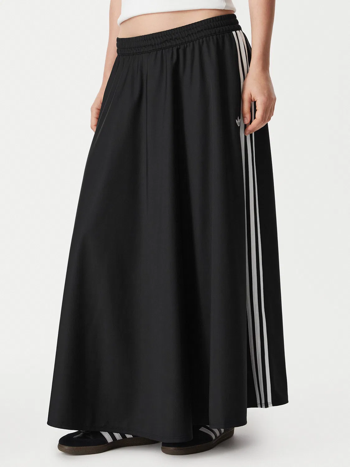 Женская юбка миди стандартного кроя Firebird Skirt Adidas, черный