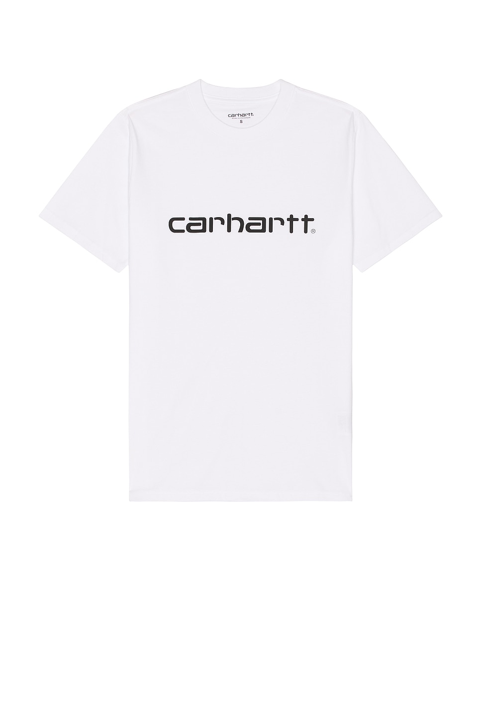 

Футболка S/S Script Carhartt Wip, White & Black