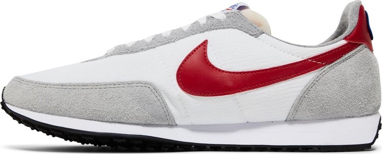 Кроссовки Nike Waffle Trainer 2 'White Light Smoke Grey Gym Red', белый — фото 4