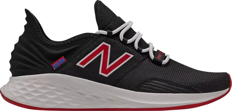 

Кроссовки New Balance Fresh Foam Roav 2E Wide 'Black Team Red', черный