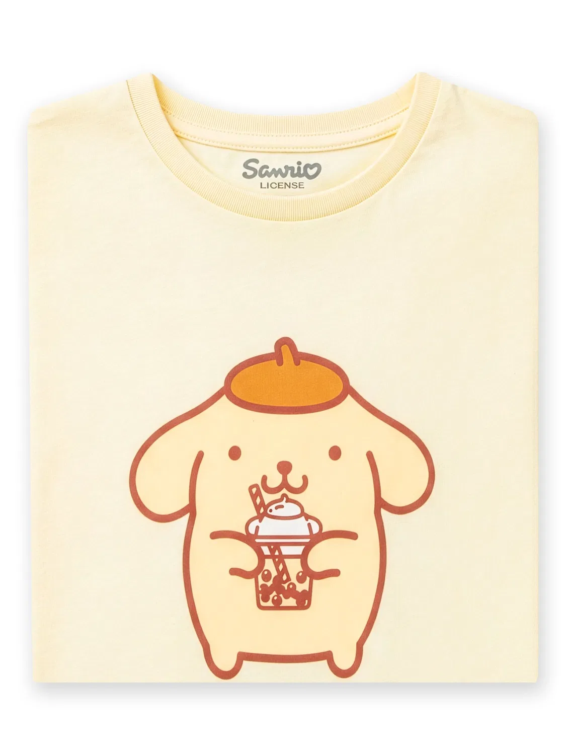 Футболка с принтом Pompompurin, Hello Kitty Character, желтый — фото 4