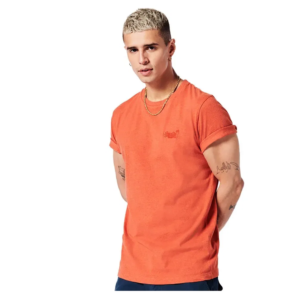 Футболка с коротким рукавом с вышивкой Vintage Logo Superdry, оранжевый