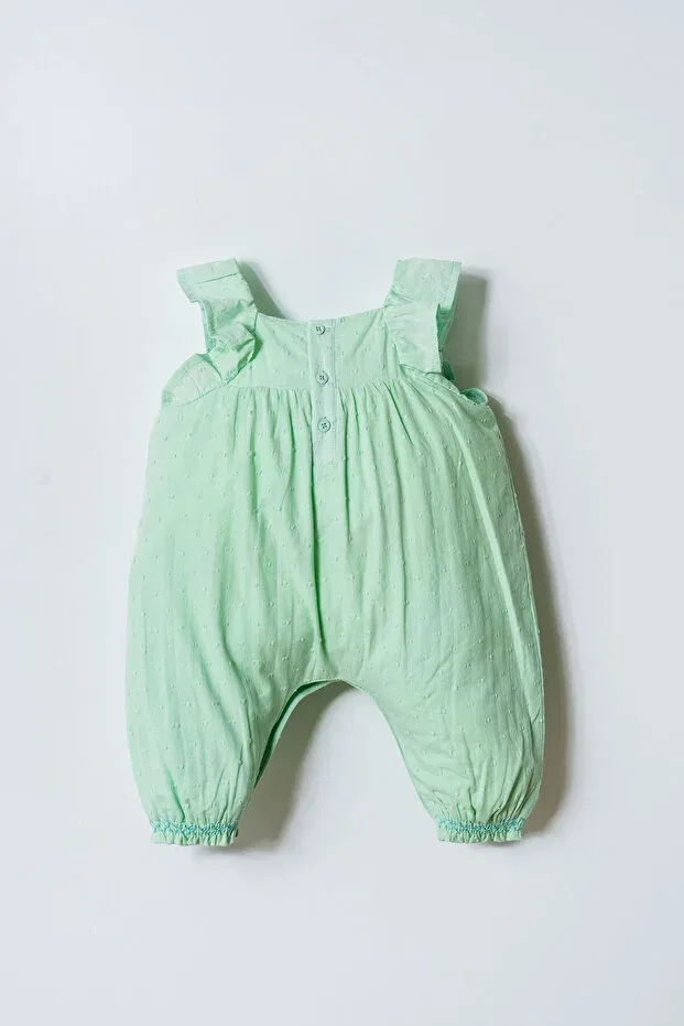 Детский комбинезон для девочек хлопковый U.S. Polo Assn., Green — фото 4