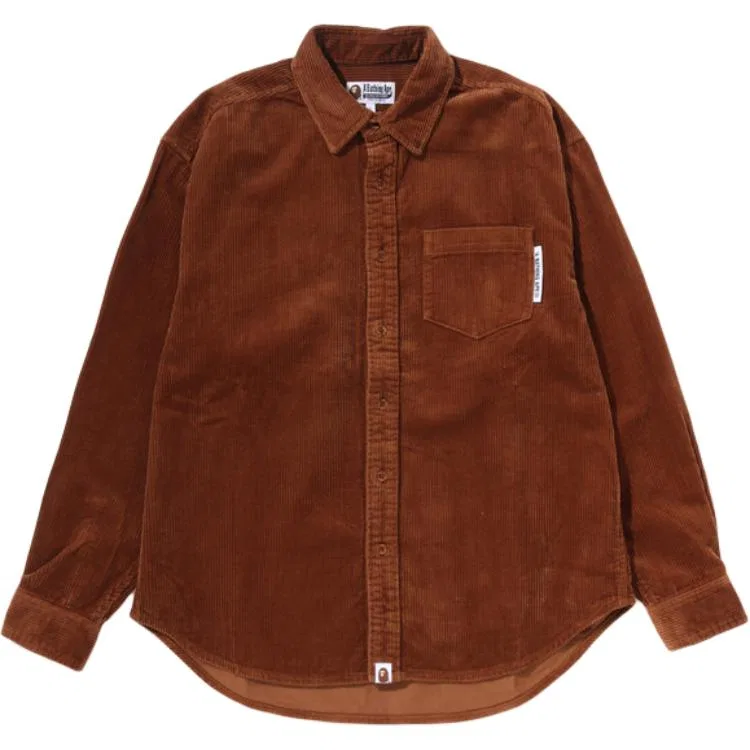 Детская рубашка с воротником A BATHING APE, Brown