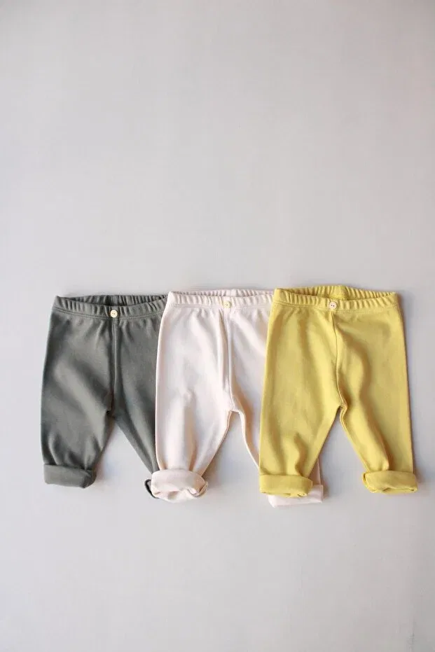 Детские леггинсы для девочек хлопковые комплект 3 шт Oh La La Koala For Little Ones, Multicolor