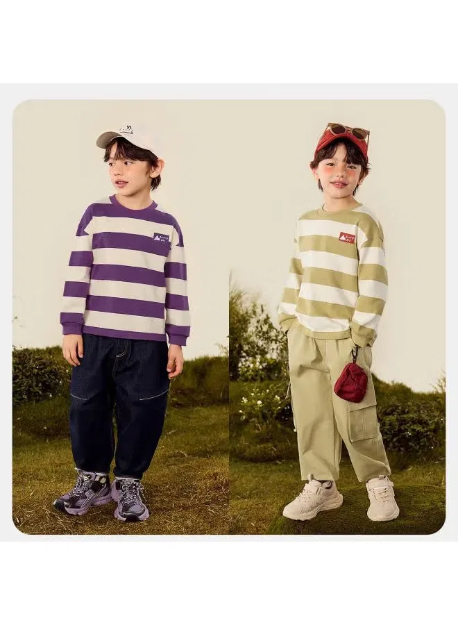 Лонгслив хлопковый свободный Minibala