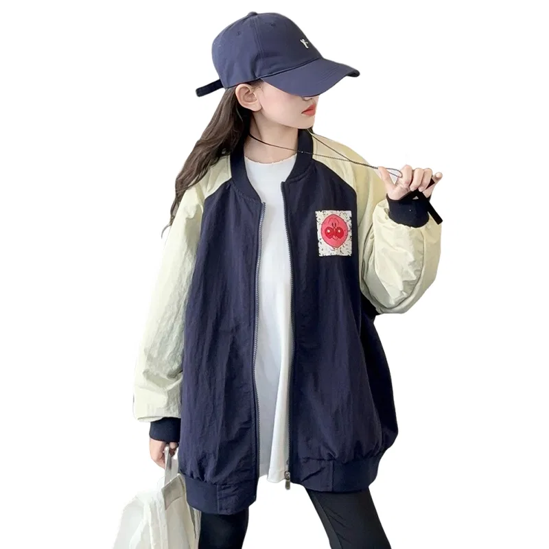 Детская бейсбольная куртка Lanza, Цвет Navy Blue — фото 3