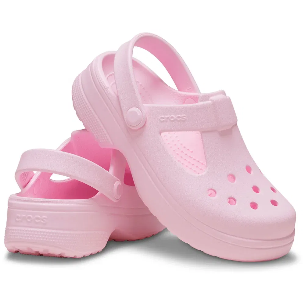 Ботильоны Mary Jane T Crocs, розовый — фото 4