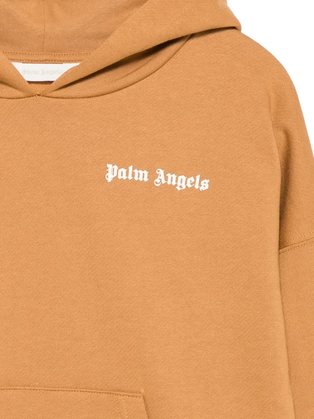 Толстовка с логотипом Palm Angels Kids, коричневый — фото 3