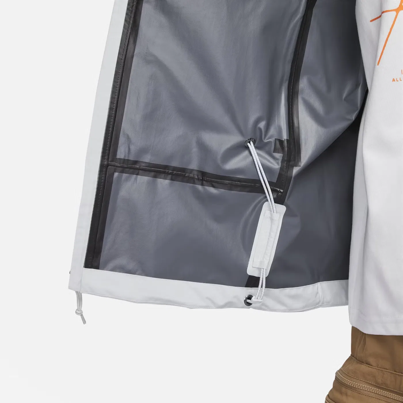 Куртка дождевая Nike x ACG Storm-Fit Cascade, белый — фото 3
