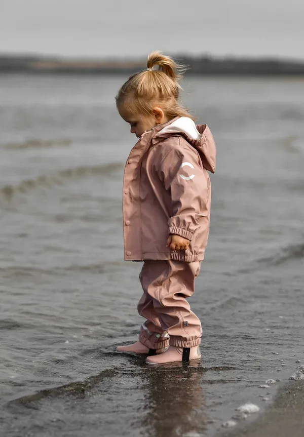 Дождевой костюм, ветрозащитный, водонепроницаемый, Rainsuit Mikk-line, Adobe Rose — фото 4