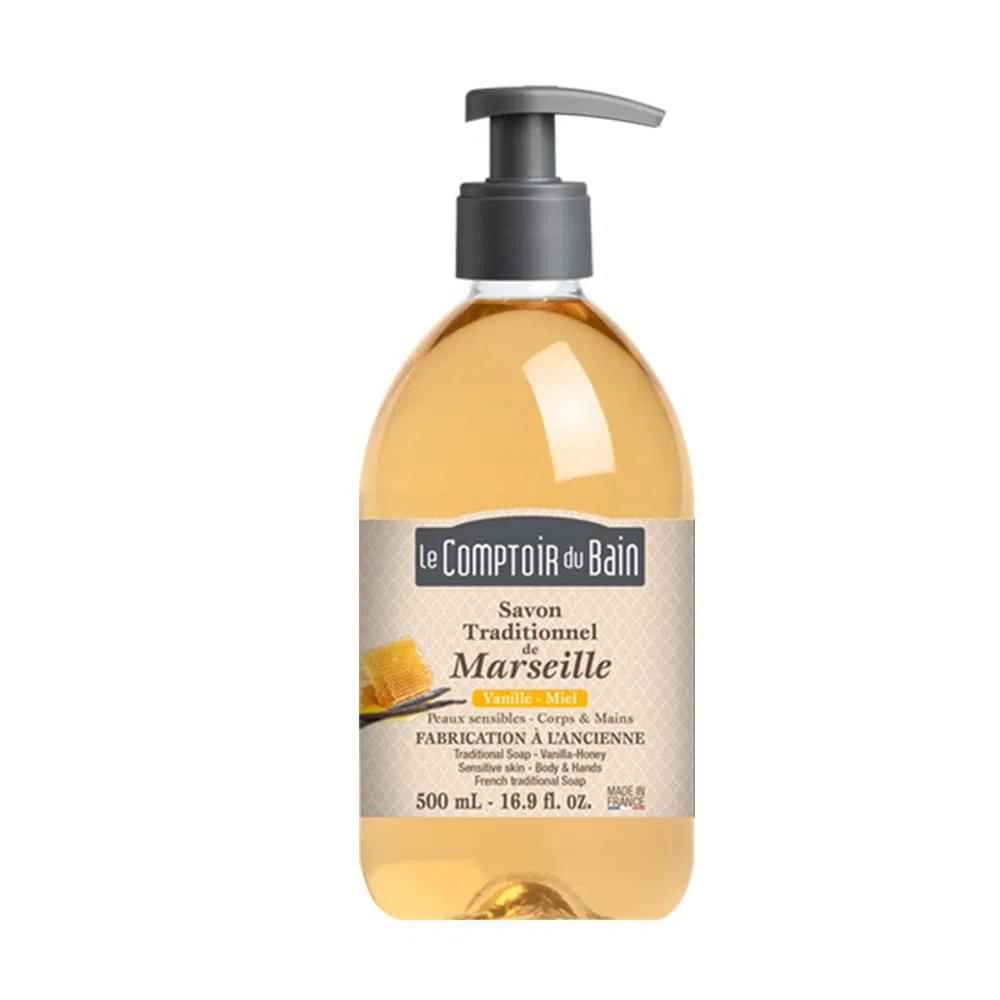 Гель для душа Марсельское мыло Vanilla Honey, Le Comptoir du Bain, 1 л, Мультиколор