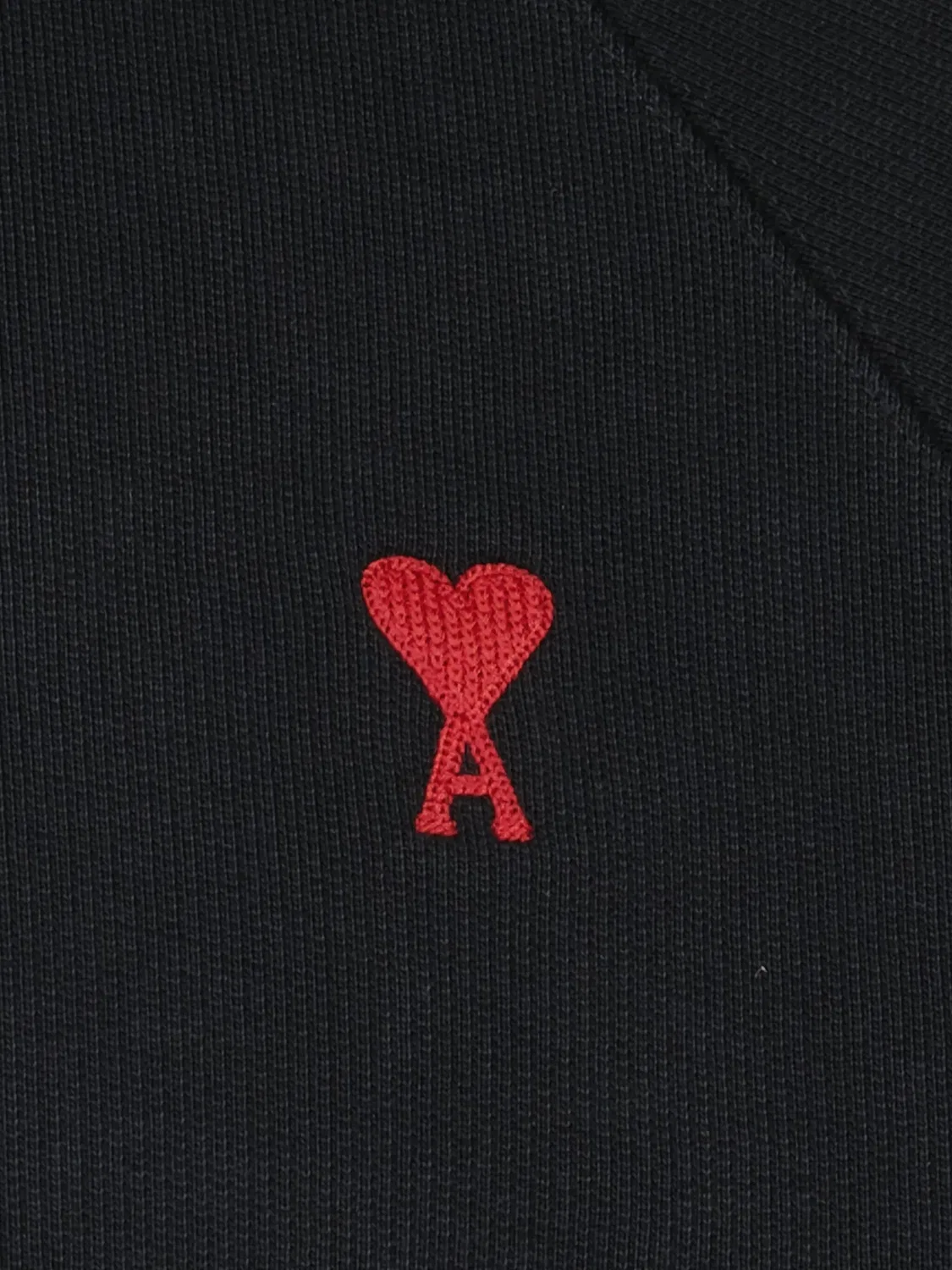 AMI Paris Худи Ami de Coeur Черный — фото 2