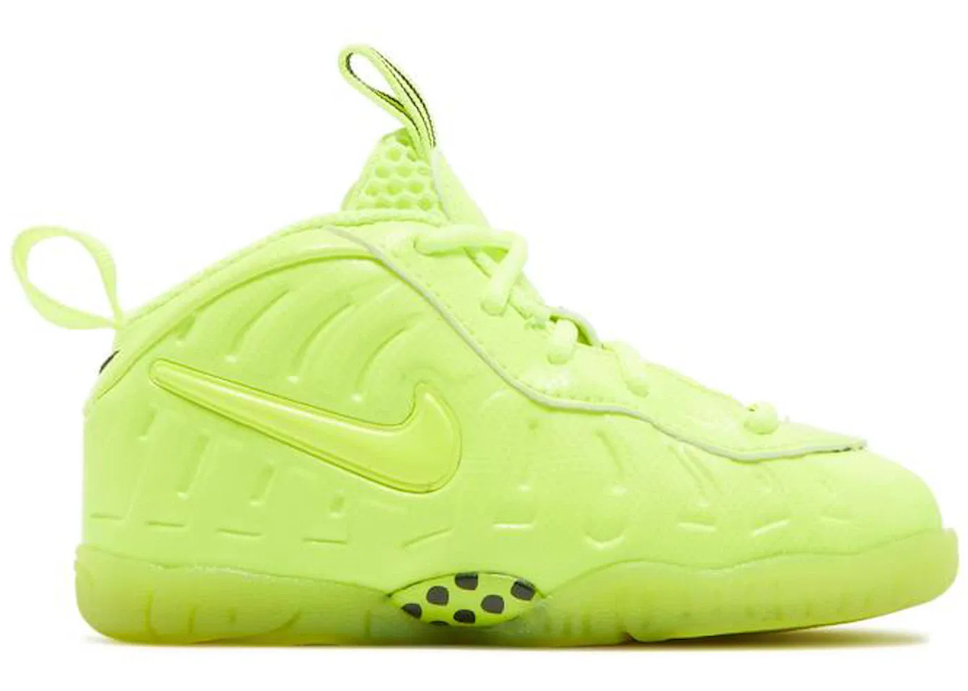 Детские кроссовки для мальчиков с принтом Nike Little Posite One Nike, Volt Volt Black