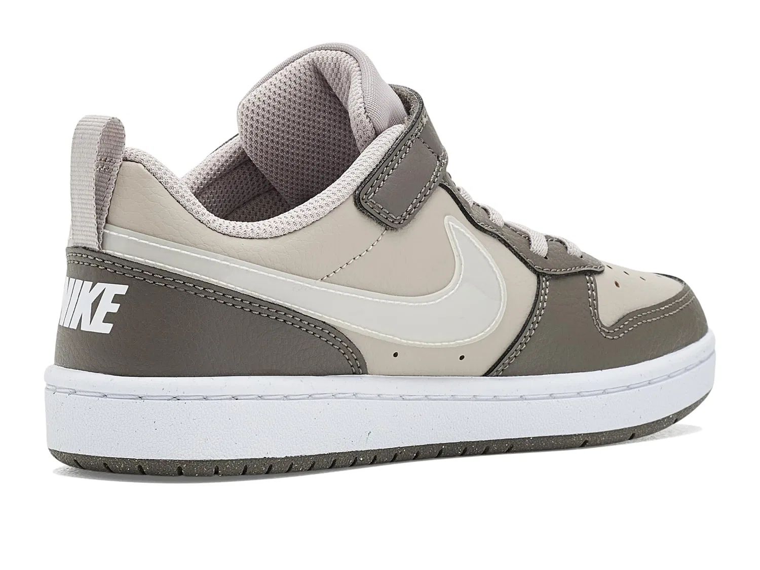 Кроссовки Court Borough Low (для маленьких детей) Nike Kids, Moon Particle/White/Cave Stone/White — фото 4