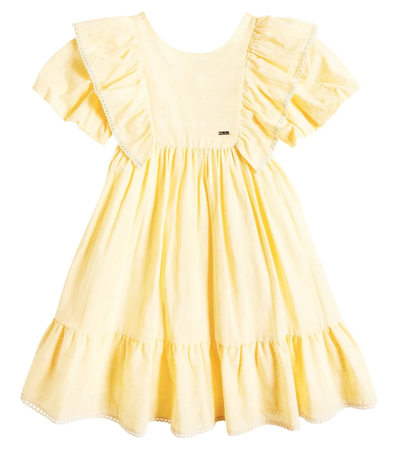 Платье с оборками Patachou, Yellow