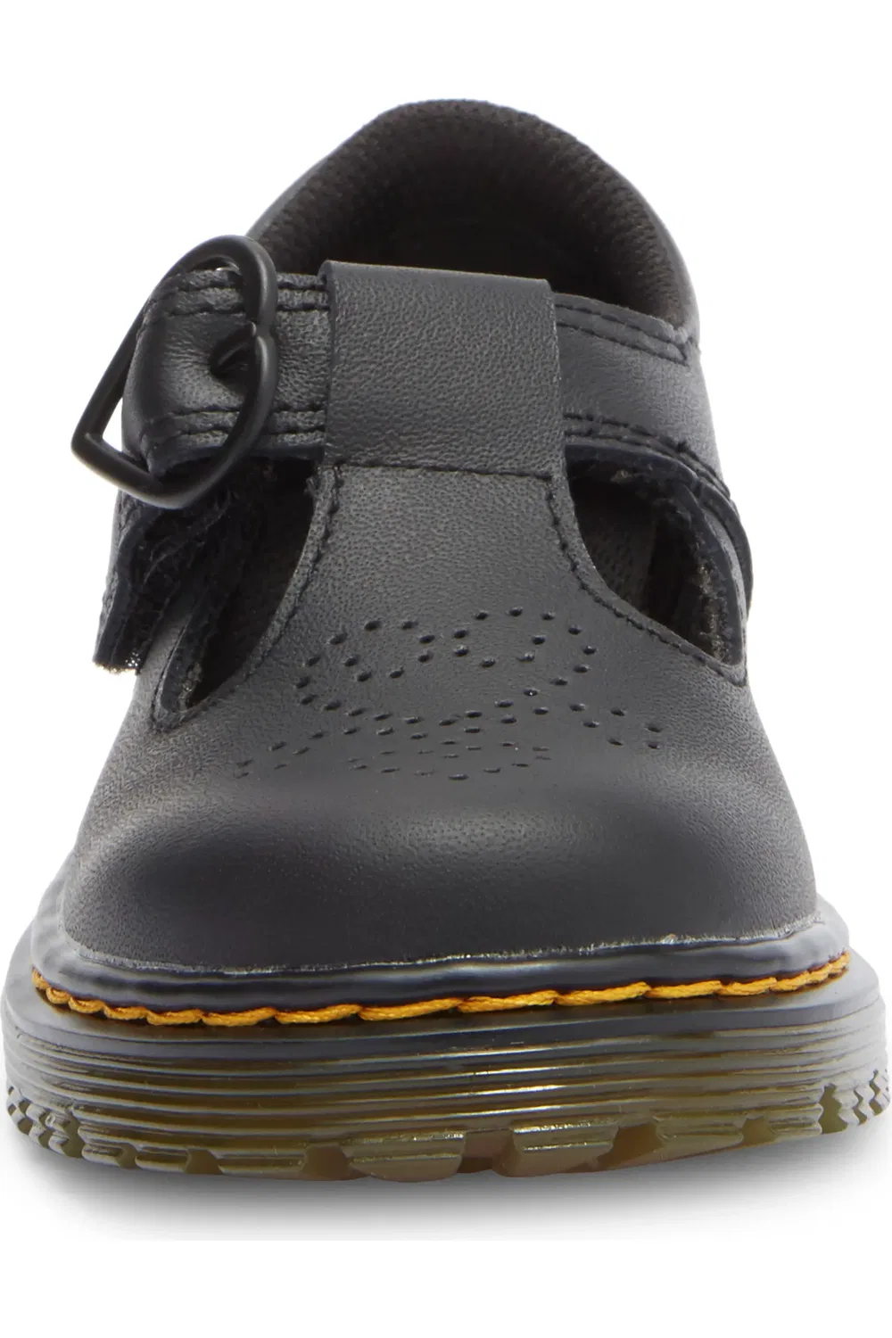Детские туфли Dr. Martens Polley II Мэри Джейн на пряжке, черный — фото 4