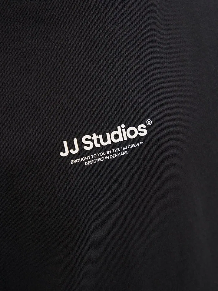 Футболка с принтом Soho Jack & Jones Junior, черный — фото 4