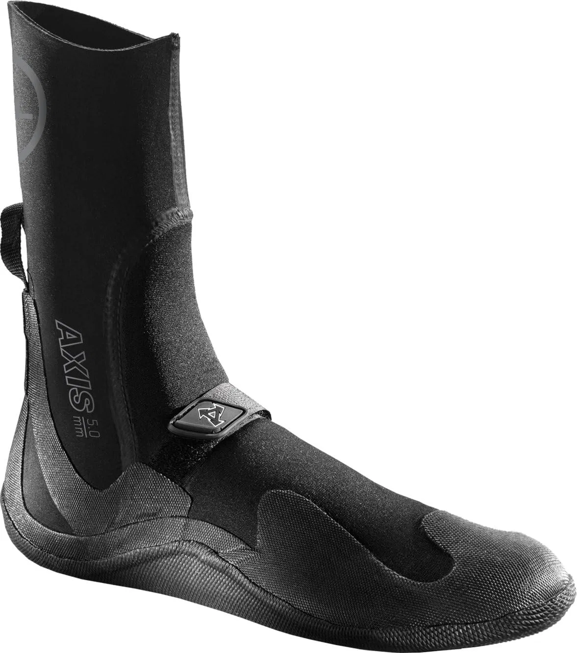 Ботинки XCEL Axis Stiefel mit rundem Zehenbereich, entworfen für Kaltwasser-Surfen, 5 mm, Black — фото 2