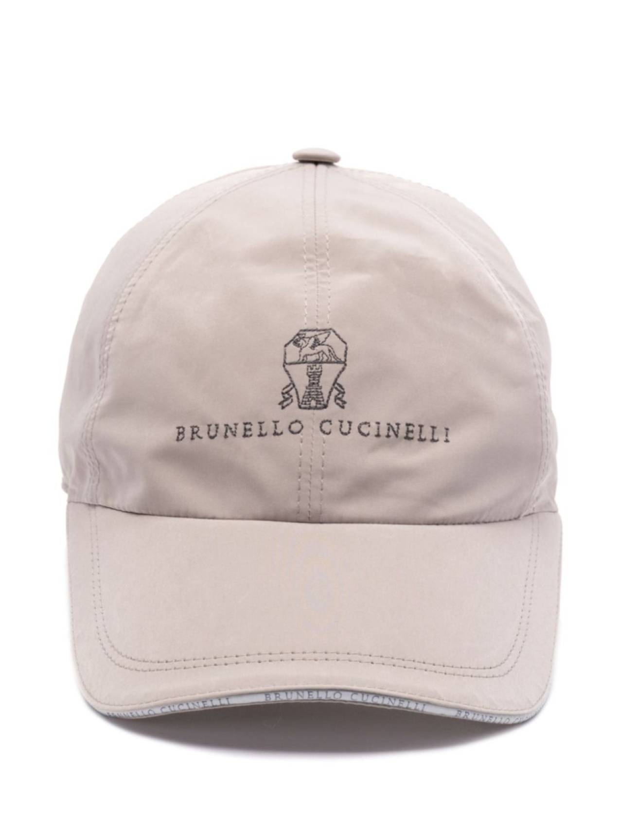 

Кепка Brunello Cucinelli с вышитым логотипом, нейтральный