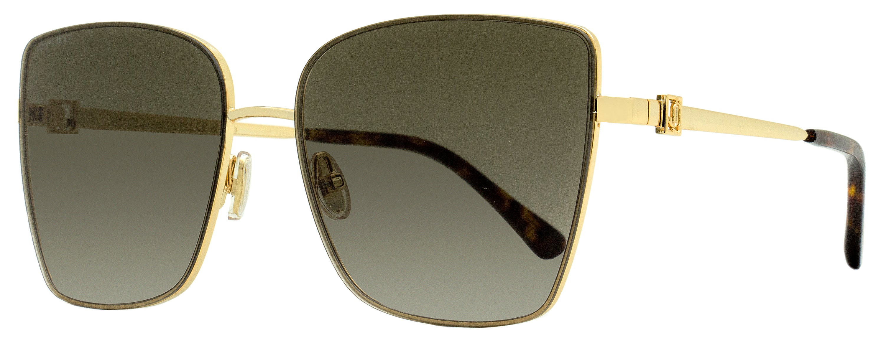 

Женские солнцезащитные очки-бабочки Jimmy Choo Vella 06JHA Gold/Havana 59 мм