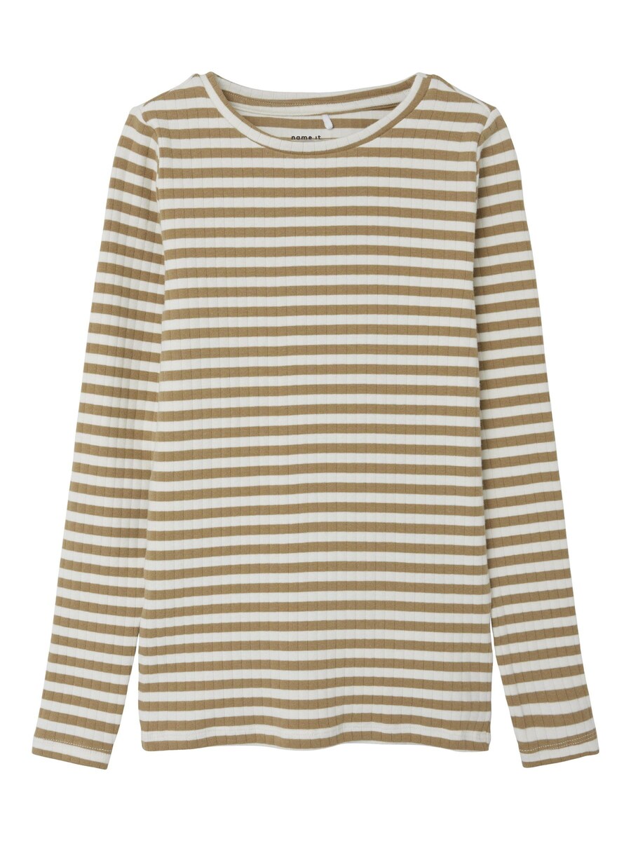 

Лонгслив NAME IT Shirt NKFSuraja, цвет mocha/white