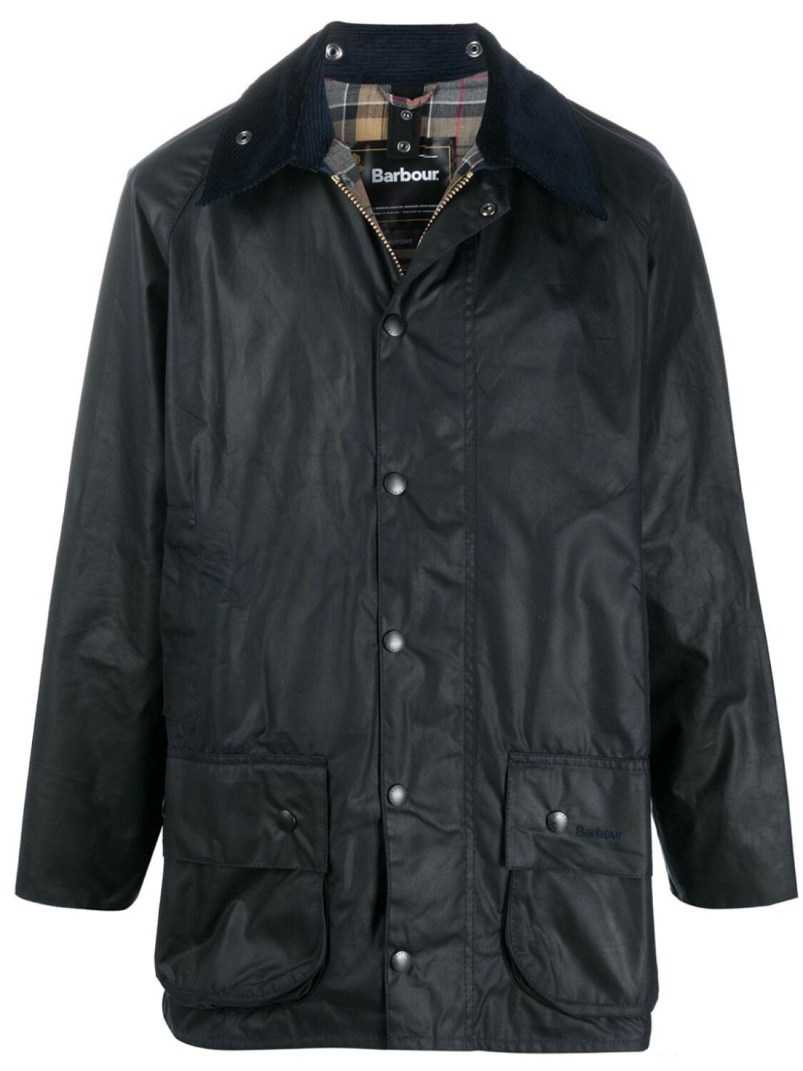 

Barbour куртка Beaufort на кнопках, синий