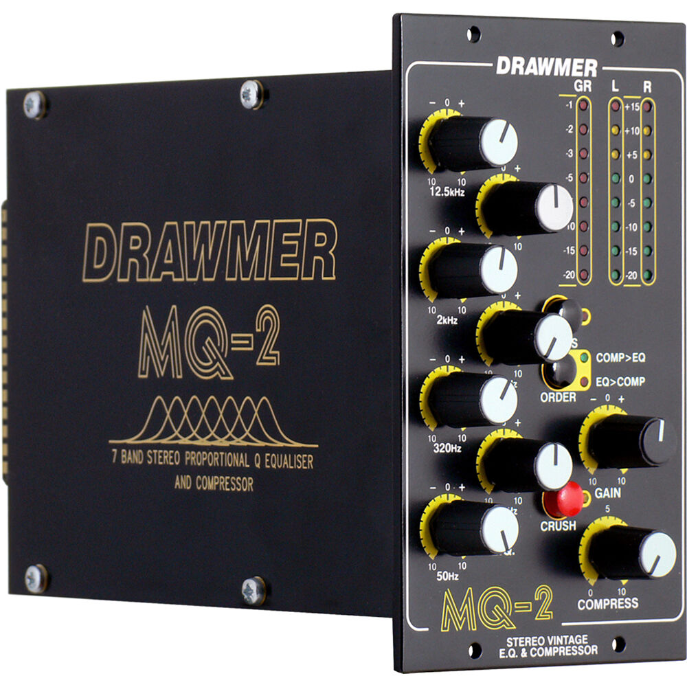 

Эквалайзер Drawmer MQ-2 Stereo Vintage Equalizer and Compressor for 500