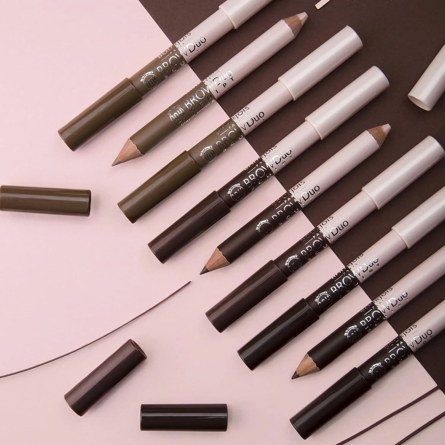 Карандаш для бровей «Brow Duo Sculpt Eye Pencil 022 Chestnut» 2.7 г от Bourjois Bourjois — фото 4