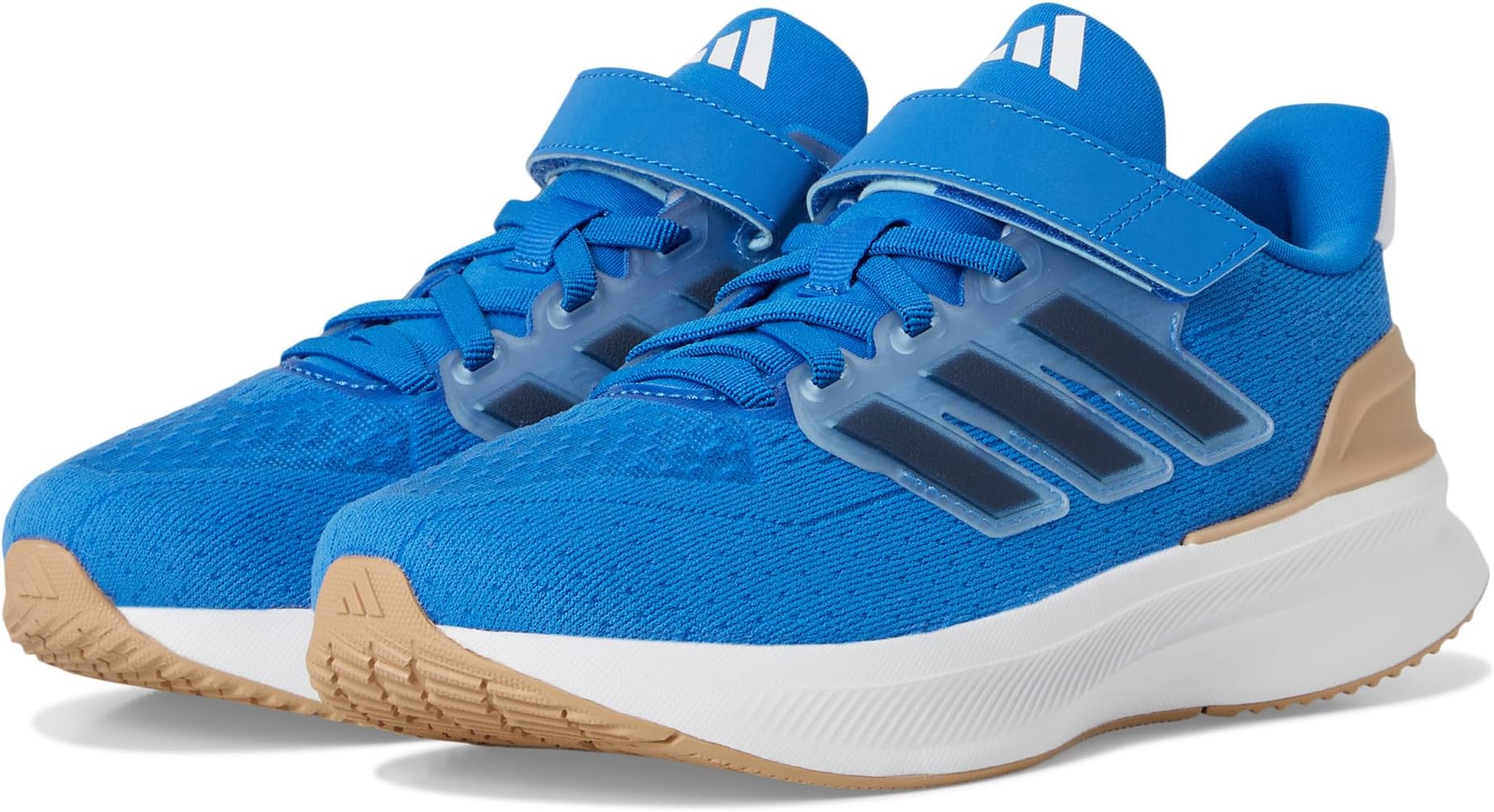 

Кроссовки Adidas Kids Ultrarun 5 Elastic Lace Shoes, Bright Royal/Collegiate Navy/Warm Sandstone