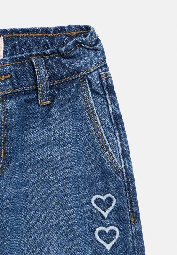 Джинсы прямого кроя kmgcomet heart Only Mini, Medium Blue Denim — фото 4