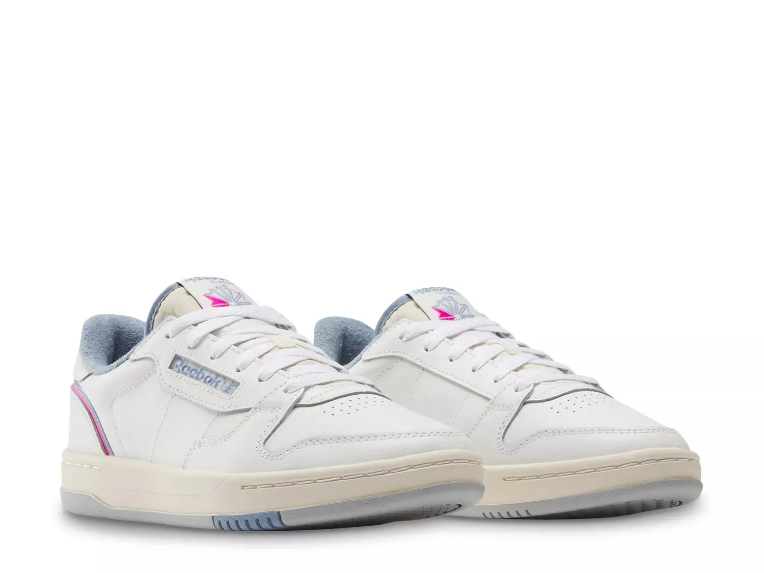 Кроссовки Reebok Phase Court — женские, белые/синие — фото 2