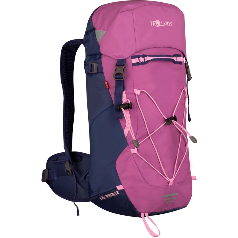 

Детский рюкзак fjell trekker 22 Trollkids, mallow pink-violet blue-rose