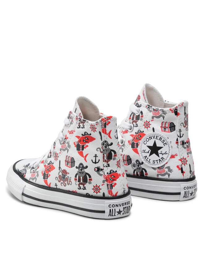 Кроссовки Chuck Taylor All Star Pirate 372874C Converse, белый — фото 3