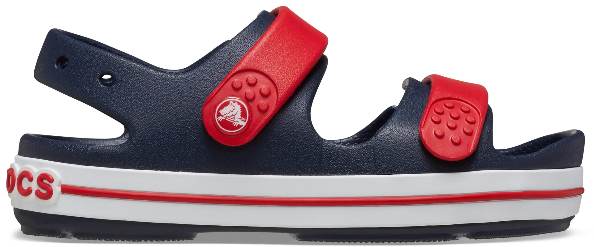 Сандалии Crocs "Crocband Cruiser Sandal", летняя обувь, босоножки, босоножки с ремешками, с ремешком на пятке, красный — фото 4