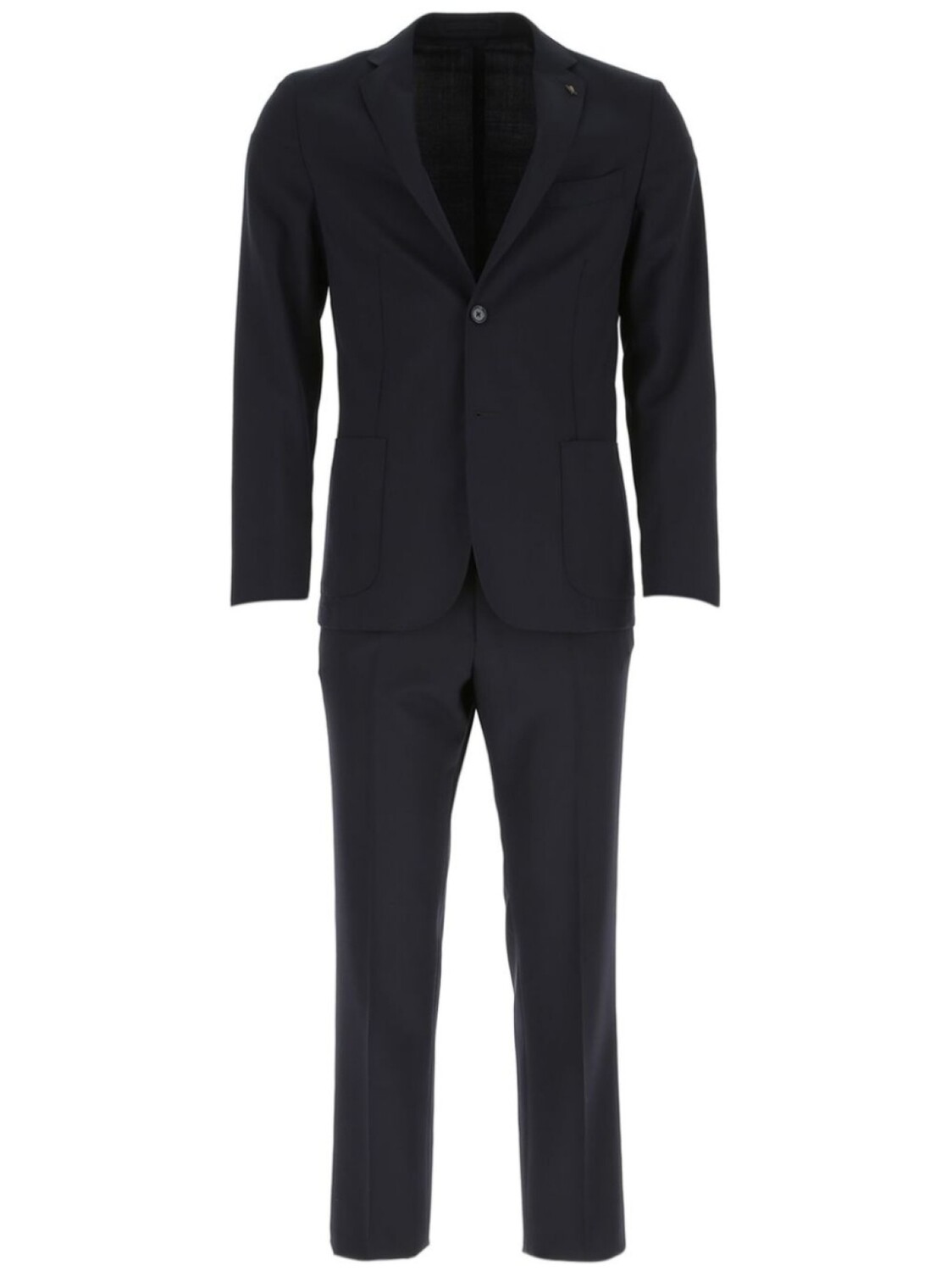 

Corneliani костюм с однобортным пиджаком, черный
