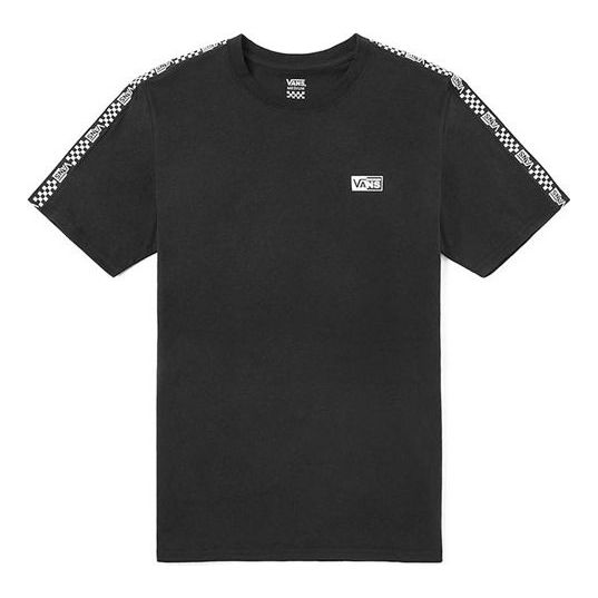 

Футболка alphabet printing side short sleeve black Vans, черный