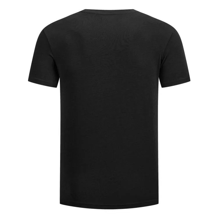 EMPORIO ARMANI Футболка мужская Black Crew Neck Moderate Straight Fit — фото 4