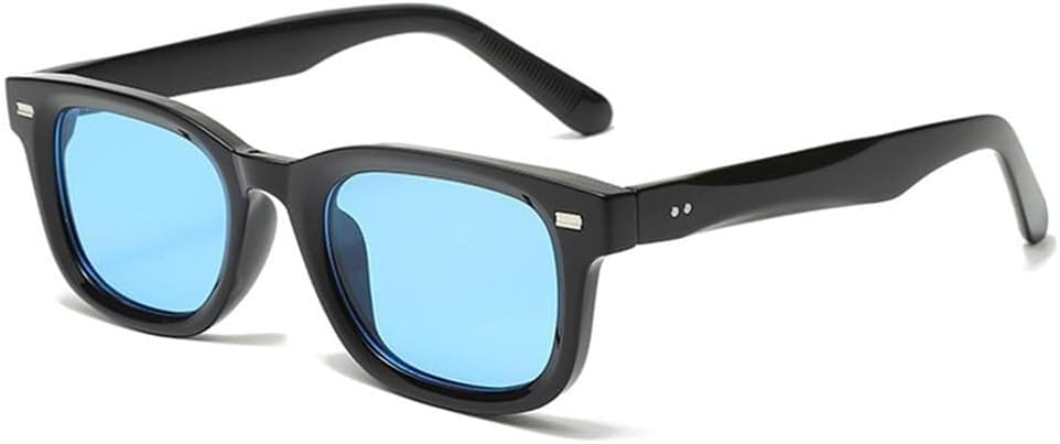 

Женские солнцезащитные очки с градиентным покрытием UV400, мужские очки с заклепками для занятий спортом на открытом воздухе, бега и езды на велосипеде Generic, Black Blue