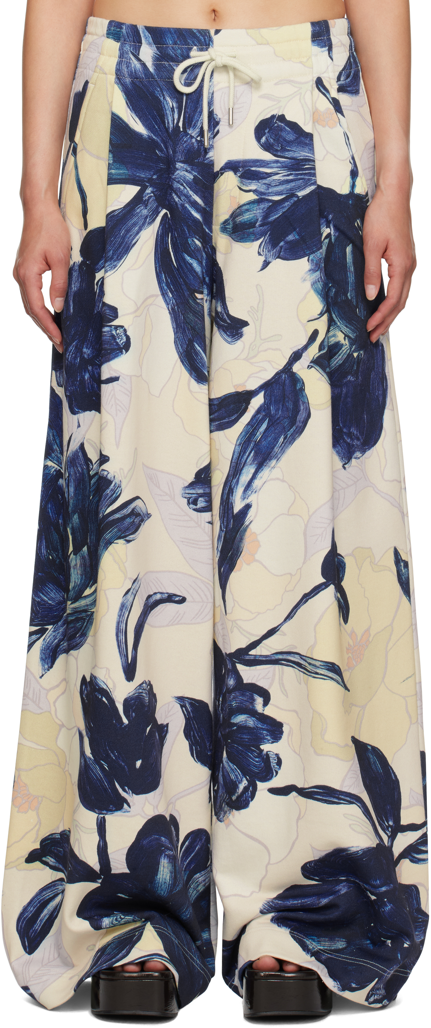 

Желтые свободные спортивные штаны Dries Van Noten