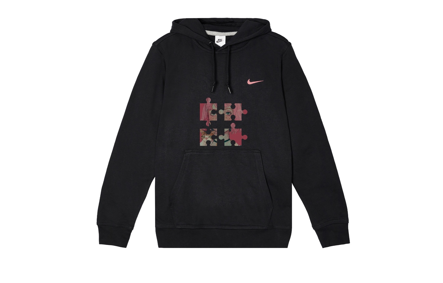 

Чёрная толстовка Nike мужская