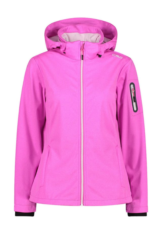 

Куртка Softshell с капюшоном на молнии Cmp, розовый