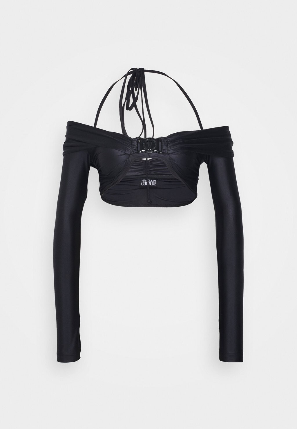 

Топ с длинными рукавами SHINY Versace Jeans Couture, черный