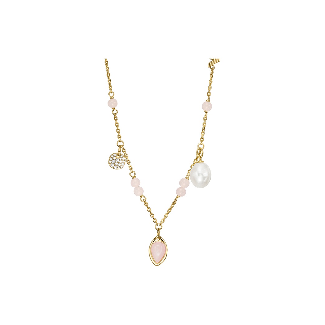 

EMPORIO ARMANI Женское ожерелье из пресноводного жемчуга gold/white