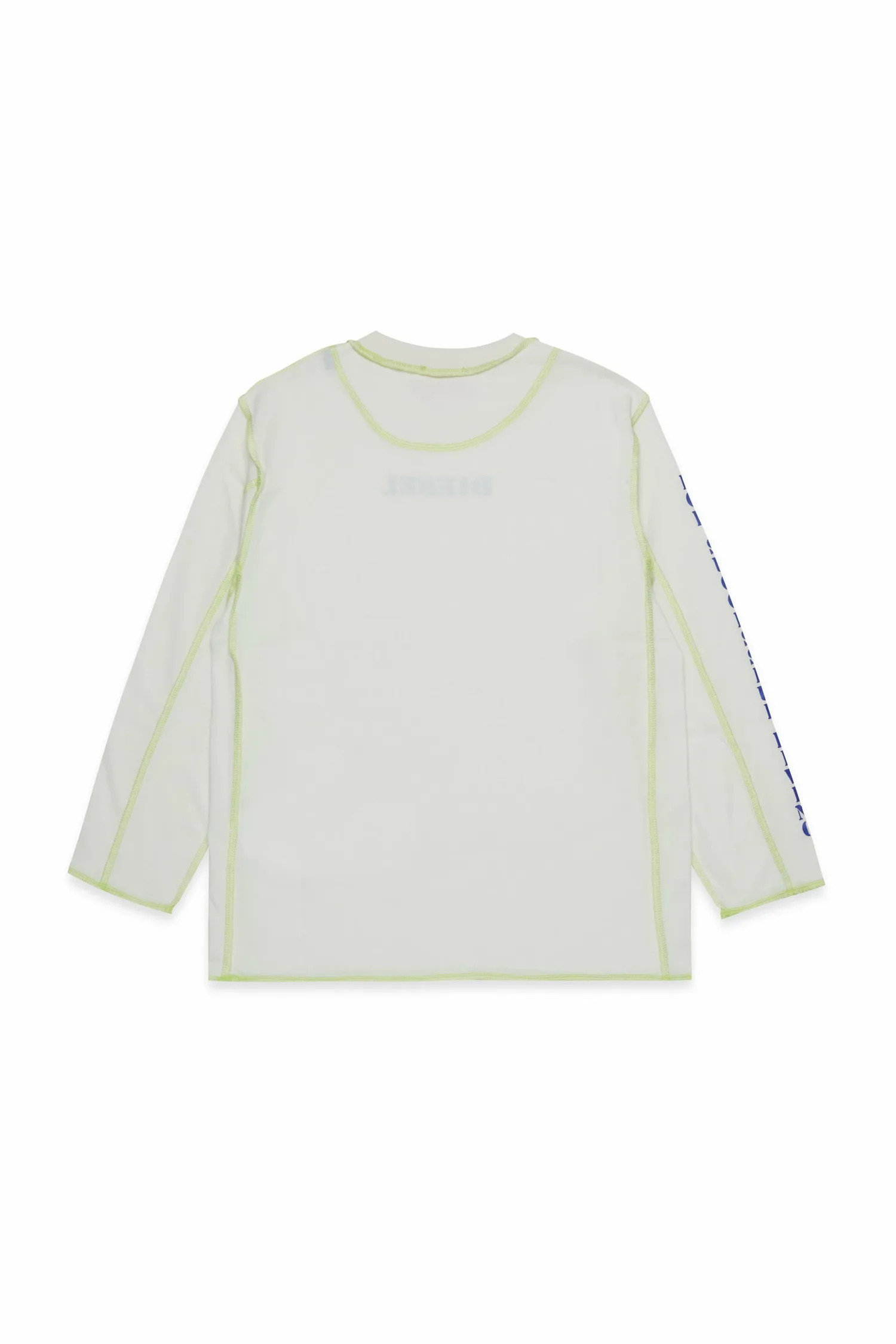Детская футболка с длинным рукавом TCRAORLS Diesel, off white — фото 2