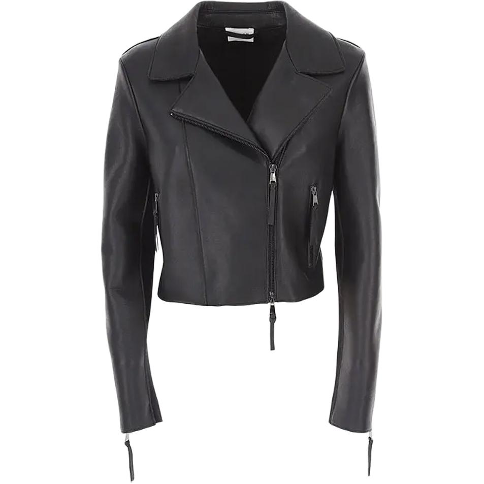 

PAROSH Кожаная куртка Women's Black Moderate