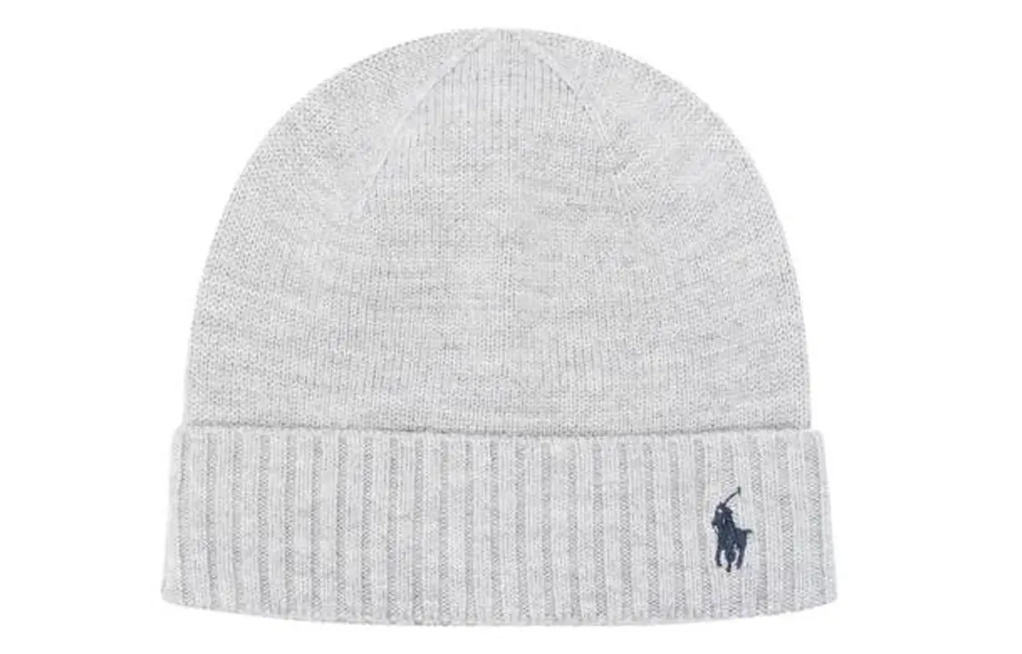 

Детская шапка Polo Pony с вышивкой Polo Ralph Lauren, серый